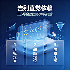 荆州建站-告别直觉依赖:三步学会数据驱动网站运营
